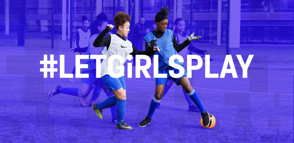 Let girls play banner