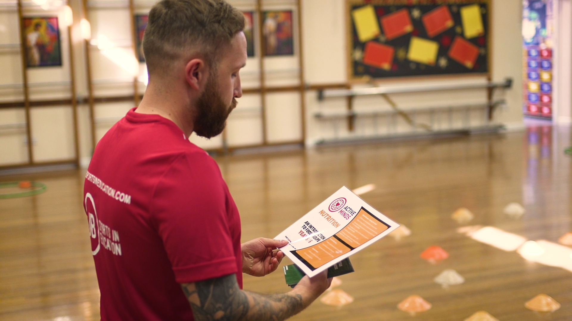 Coach with worksheet